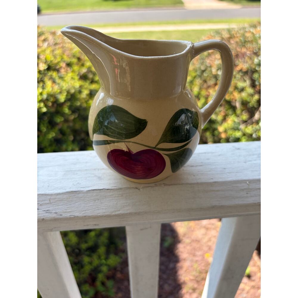 Watt Pottery #62 Apple creamer